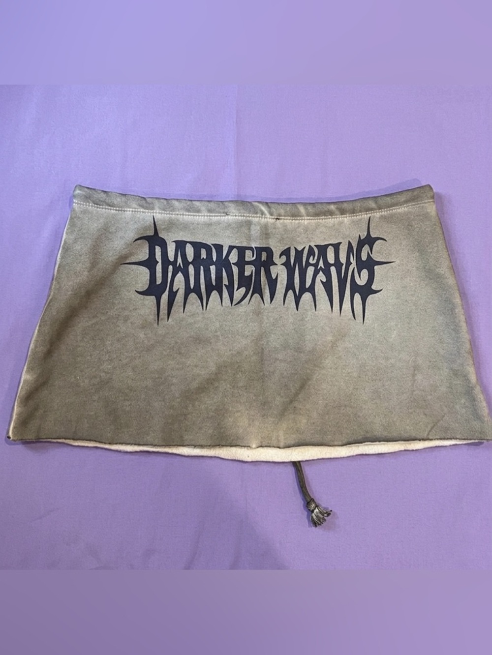Darker Wavs x Dolls Kill - CROSSFADE WASHED TENNIS SKIRT